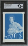 1972 Topps #43 John Johnson 9 card progressive proof.